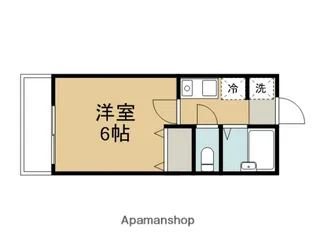 プレジール(的場)【1階】の間取り