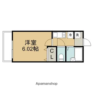 プレジール(的場)【2階】の間取り