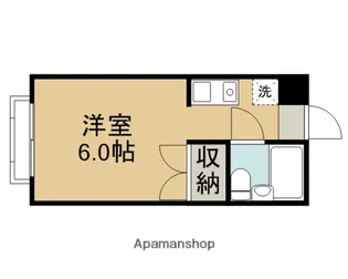 ニューあづま荘Ⅱ【205号室】の間取り