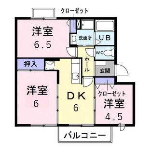 ヴィレッジトミタB【2階】の間取り