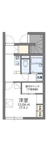レオパレスエントピア【1階】の間取り