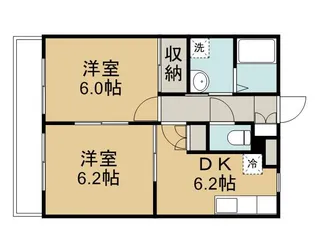 埼玉県日高市大字高萩【マンション】の間取り
