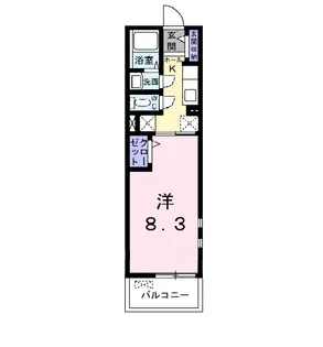 ベルフィオーレ【2階】の間取り