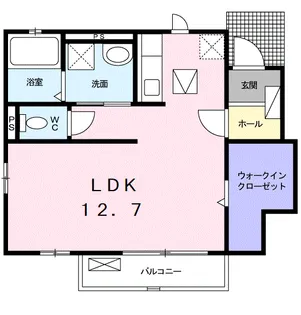 プリムローズKⅣ【1階】の間取り