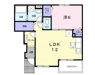 サンリット・スクエア【1階】の間取り