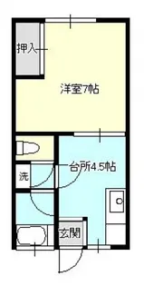 小川ハイツ【102号室号室】の間取り
