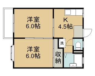 埼玉県川越市霞ケ関東5丁目【アパート】の間取り