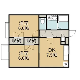 プレジール I【2階】の間取り