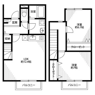 アスピリア ELEGANCE【1階】の間取り