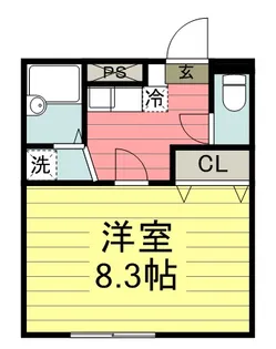アムール 初雁【2階】の間取り
