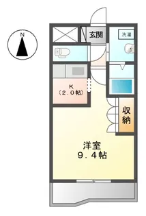 ベルガモット【2階】の間取り