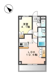 クオリティ・パレス【3階】の間取り