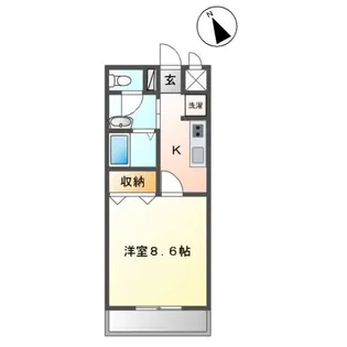 ボナール【1階】の間取り