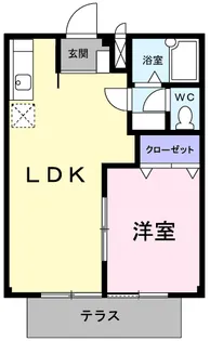 メゾンアサバ【1階】の間取り