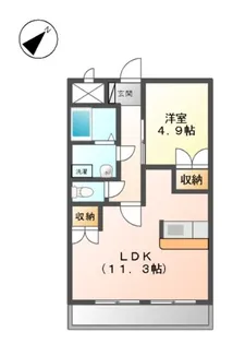エスポワール【2階】の間取り