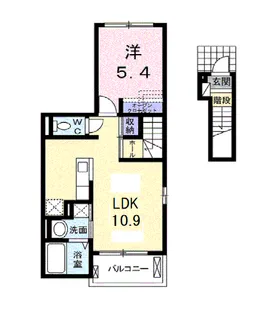フレグランス【2階】の間取り