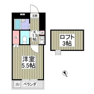 フリーダムC棟【2階】の間取り