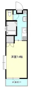 シティーホームズM【2A号室号室】の間取り