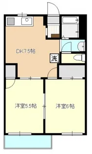 サクラメントヒル【105号室号室】の間取り