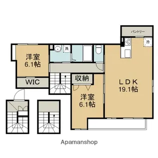 ソルド・エル【3階】の間取り