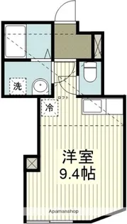 リブコート霞ヶ関【2階】の間取り
