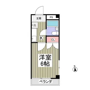 神山ビル【4階】の間取り