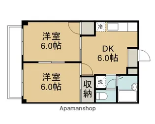 コーポウィズ【2階】の間取り