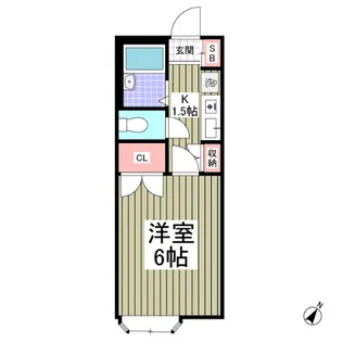 サンライズⅡ【1階】の間取り