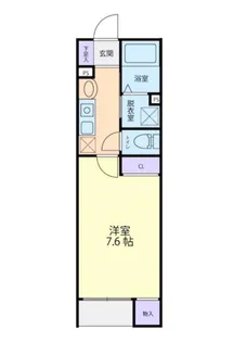 RAFFINE 武蔵高萩【1階】の間取り