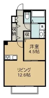 グレイスペア【1階】の間取り