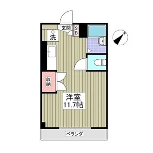 フェリオ毛呂山【5階】の間取り