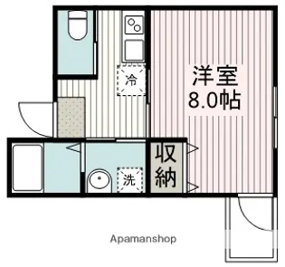 LUANA WEST【2階】の間取り