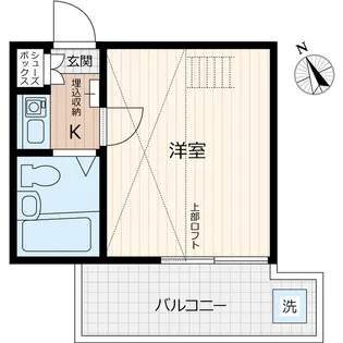 エイコウハイツA【2階】の間取り