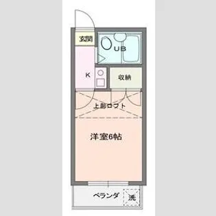ヴァレリー川越【2階】の間取り
