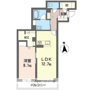 エトワール【3階】の間取り
