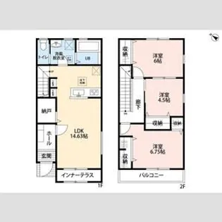 リーブルファイン坂戸浅羽野【1階】の間取り