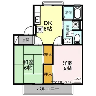 タウンコート【2階】の間取り