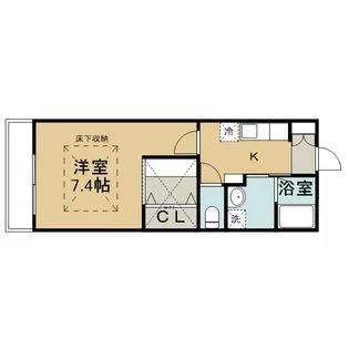 ルネス シェランジュ【3階】の間取り