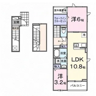 ノクターン【3階】の間取り