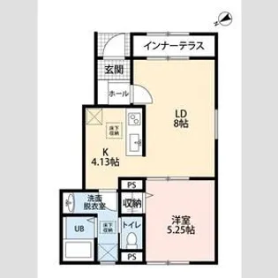 リーブルファイン坂戸末広町【1階】の間取り