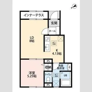 リーブルファイン坂戸末広町【1階】の間取り