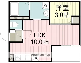 JACK MATOBA Ⅰ【1階】の間取り