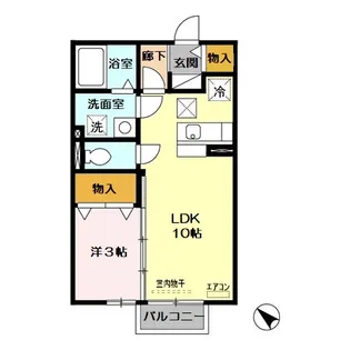 リヴィエール【1階】の間取り