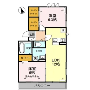 プランドール(鳩山町)【3階】の間取り