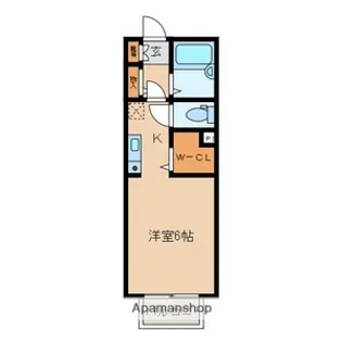 スリー WOOD【2階】の間取り
