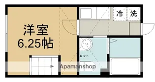 クリムゾンハイツ的場【1階】の間取り