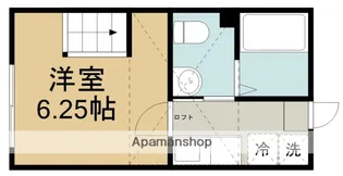 クリムゾンハイツ的場【1階】の間取り