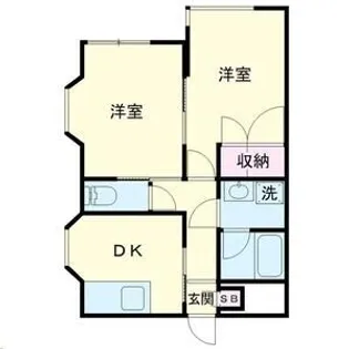 ドミ ジュネス【1階】の間取り