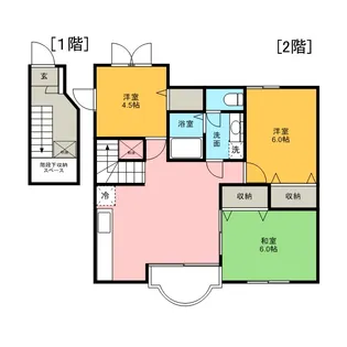 ソレイユ【2階】の間取り