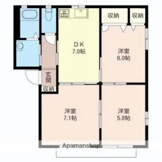 メゾン・アーク【2階】の間取り